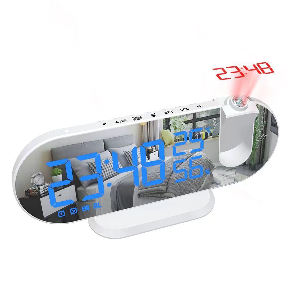 Multifunctional RGB Radio Projection Clock