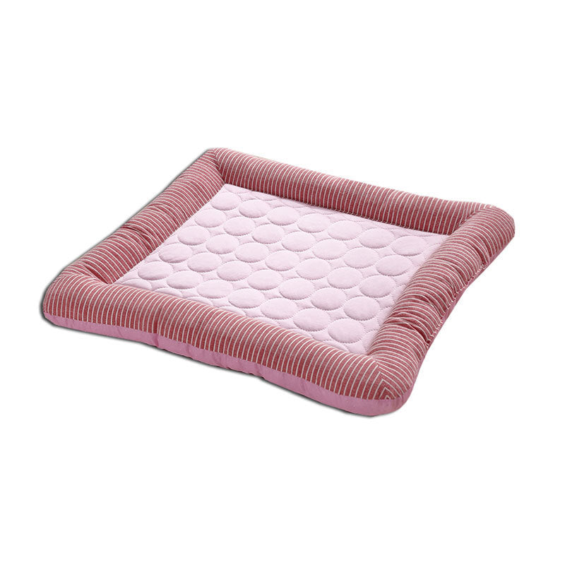 Cooling pad for pets – soft, breathable ice silk mat for summer comfort