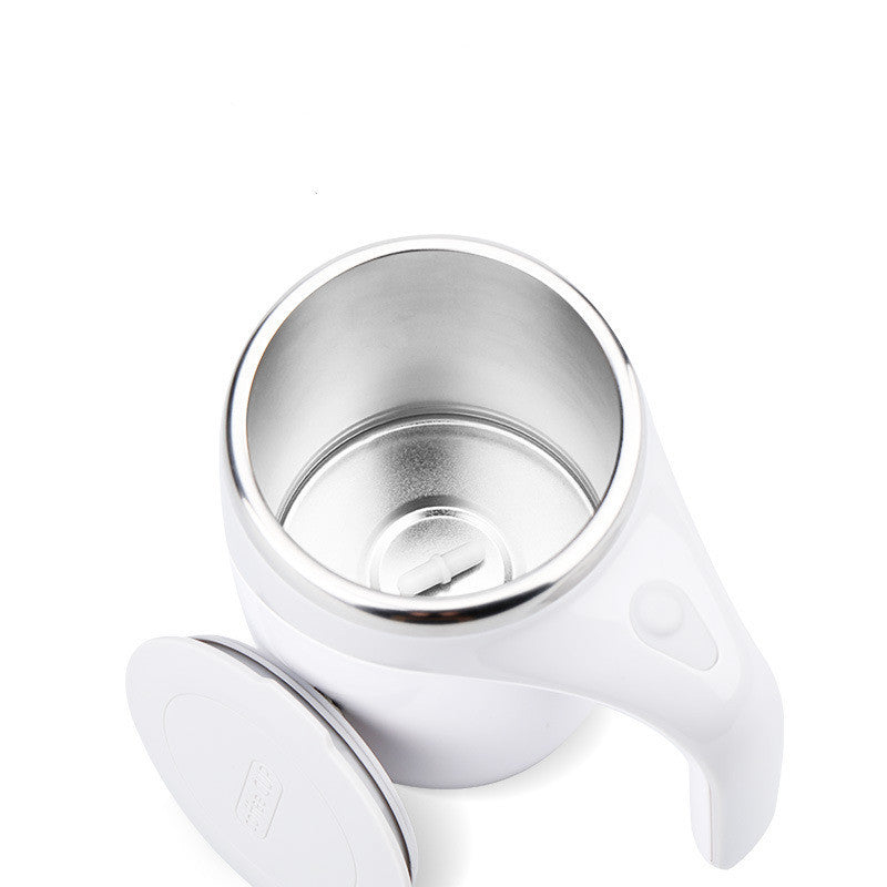 Rechargeable automatic stirring cup – ideal for coffee, milkshakes, and more with magnetic rotation