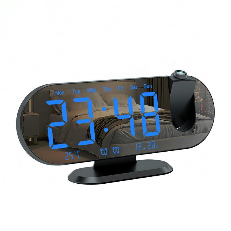 Multifunctional RGB Radio Projection Clock