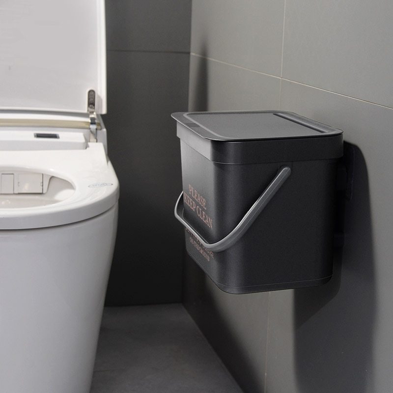 Bathroom Hanging trash can