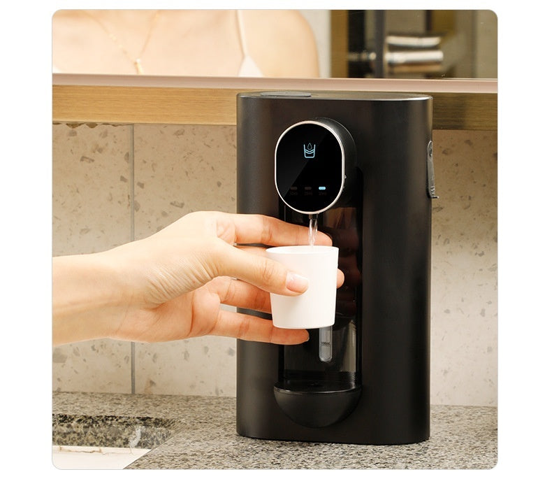 Wall-mounted automatic mouthwash dispenser