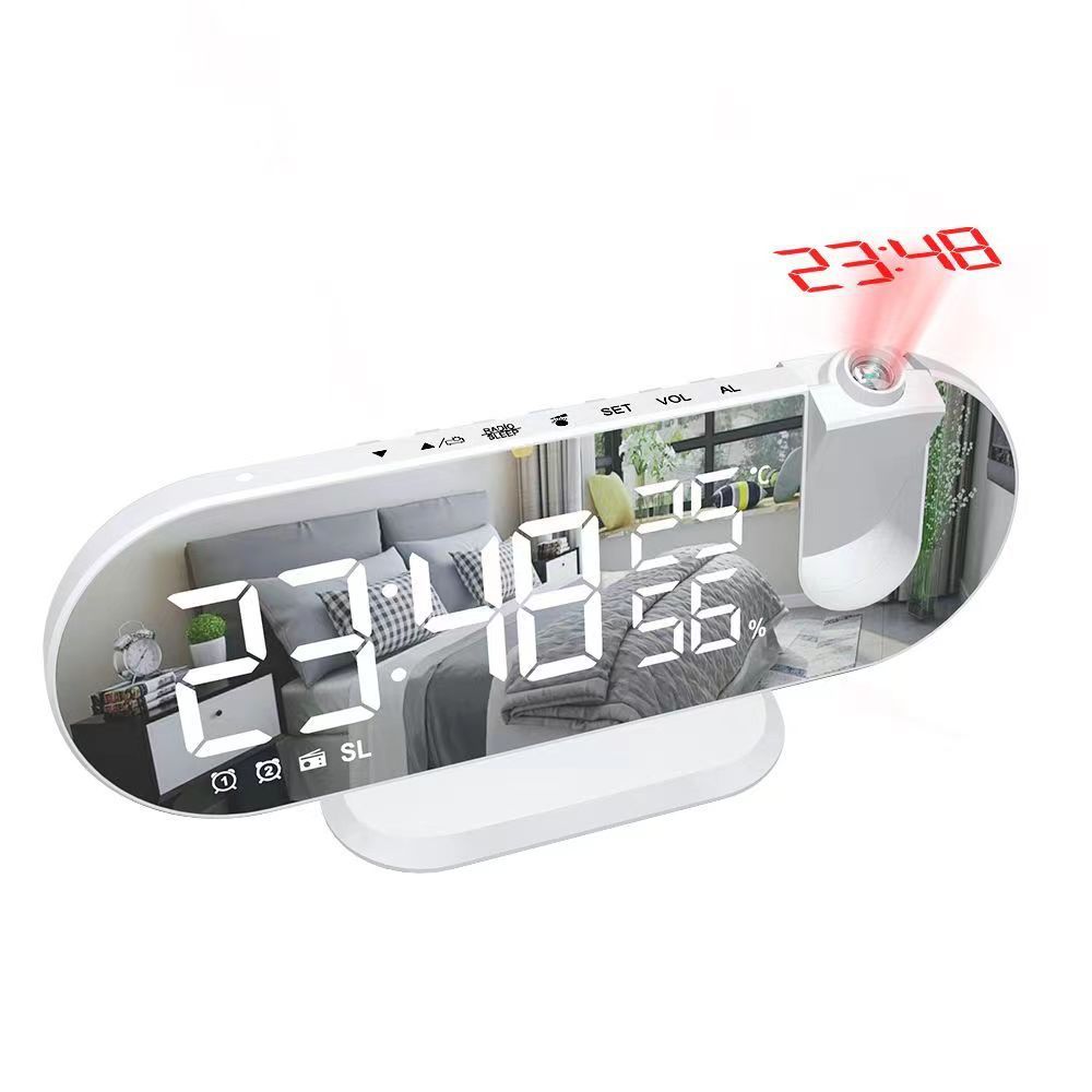 Multifunctional RGB Radio Projection Clock
