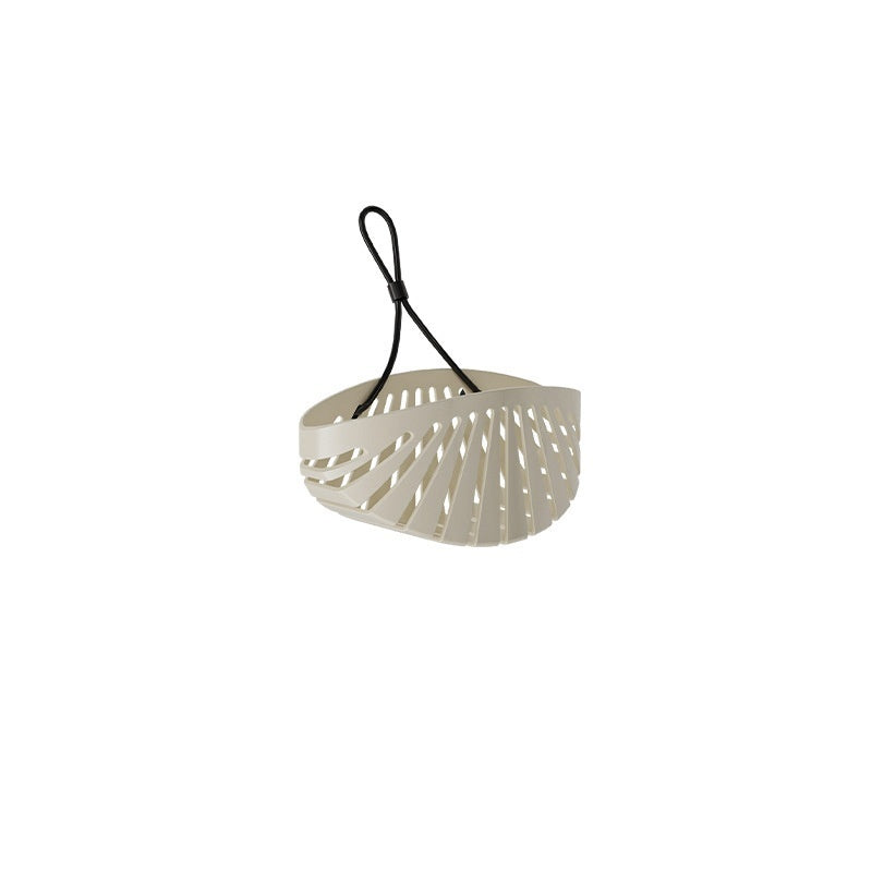 Punch-free sink filter and drain basket for easy kitchen organisation