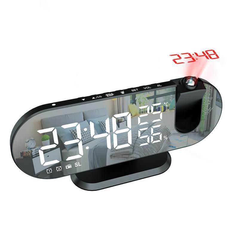 Multifunctional RGB Radio Projection Clock