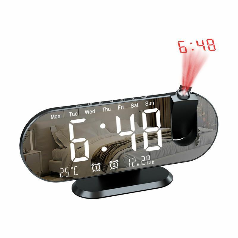 Multifunctional RGB Radio Projection Clock