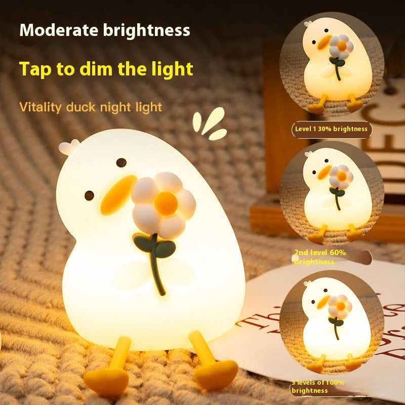 Floral Duck USB Night Light