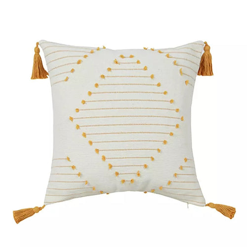 Boho Tufted Tassel Cushion Cover