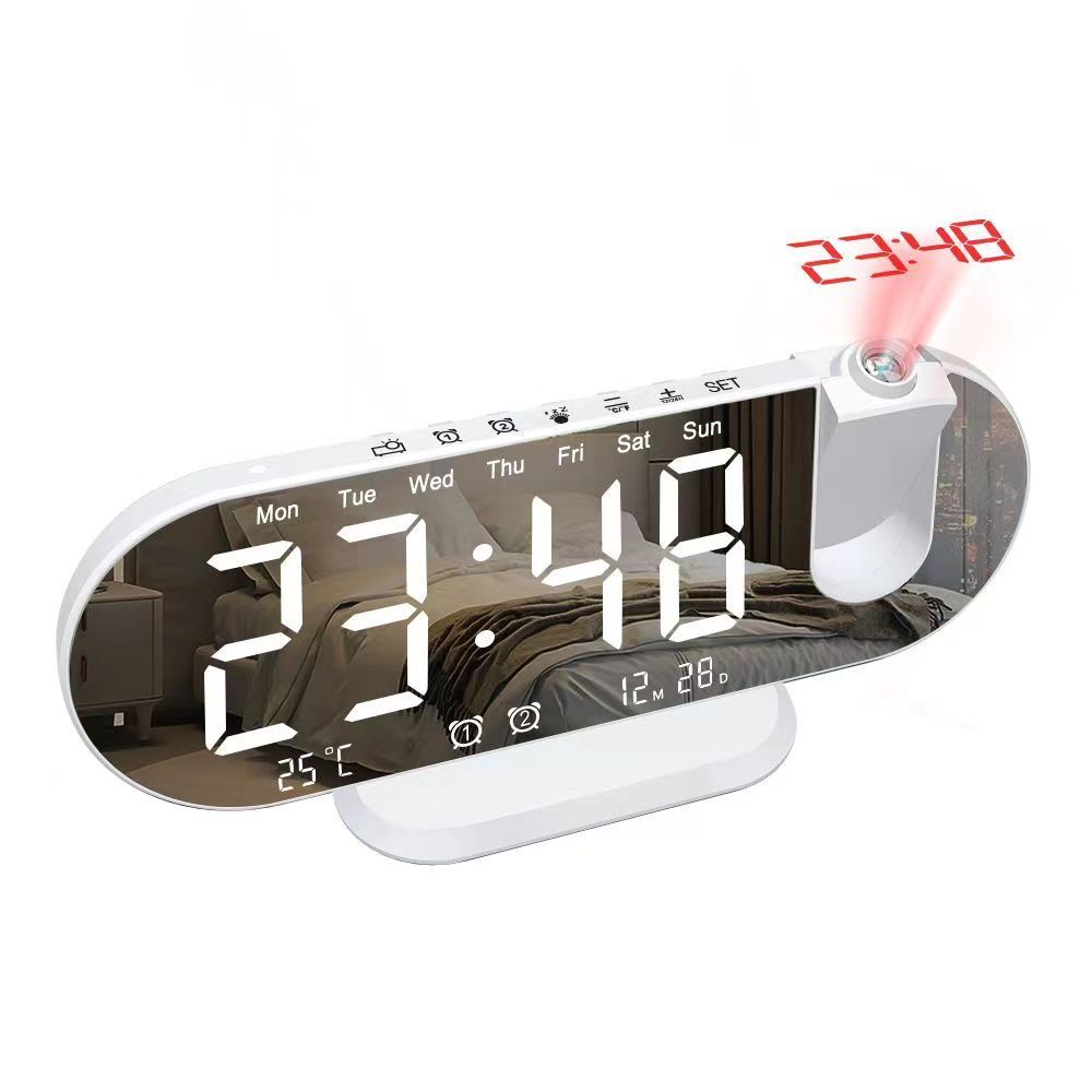 Multifunctional RGB Radio Projection Clock