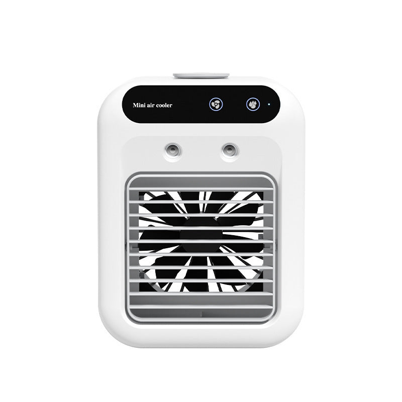 Portable air conditioner and cooling fan – provides efficient water-based cooling