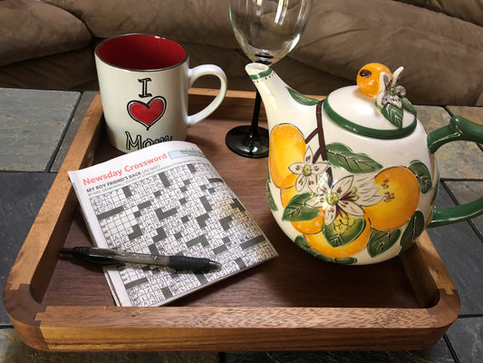 Square Acacia Serving Tray — 14"