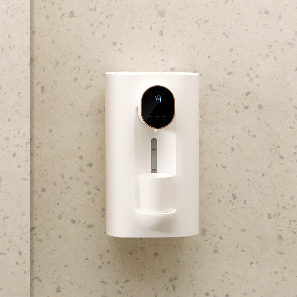 Wall-mounted automatic mouthwash dispenser
