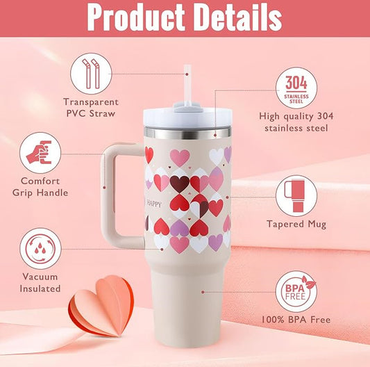 40oz Stainless Steel Insulated Tumbler – Hot & Cold Drinks Bottle