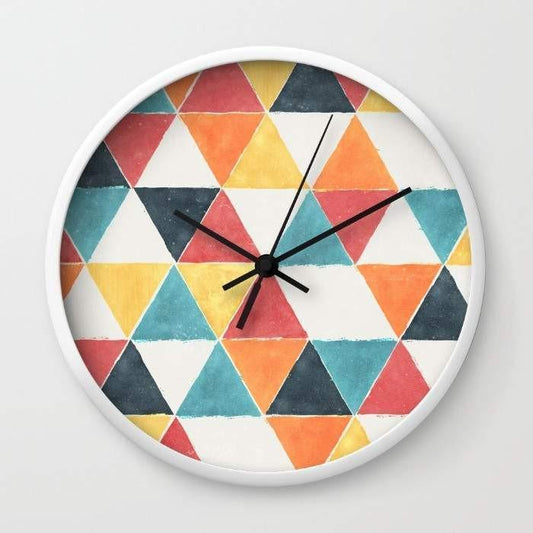 Trivertex Geometric Wall Clock