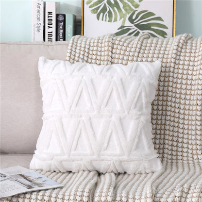Plush Faux Fur Cushion Cover