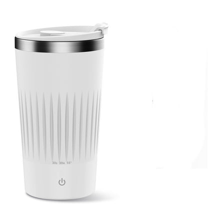 55° Thermostatic Self-Stirring Mug – USB Powered, Keep Warm Smart Cup