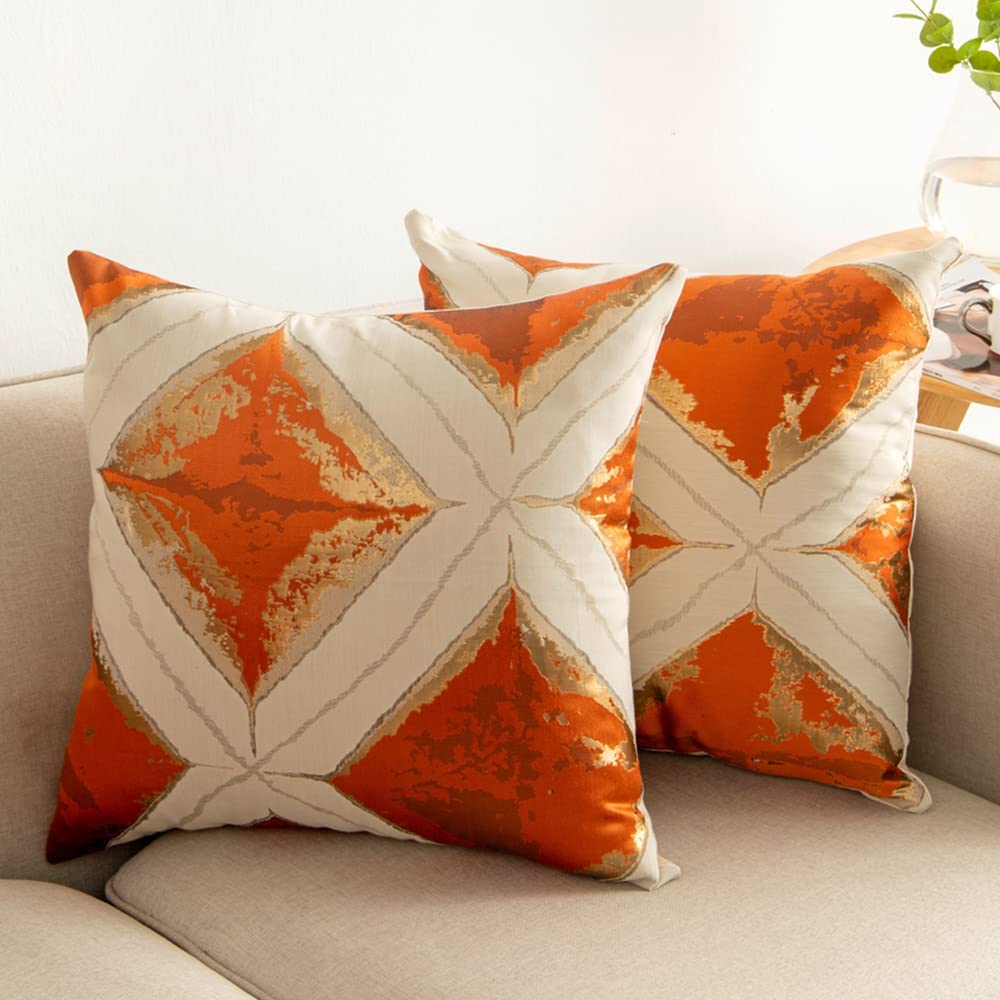 Geometric Colour Block Cushion Cover