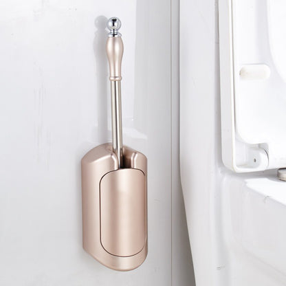 Wall-Mounted Toilet Brush Set – No-Drill Hygienic Bathroom Cleaner