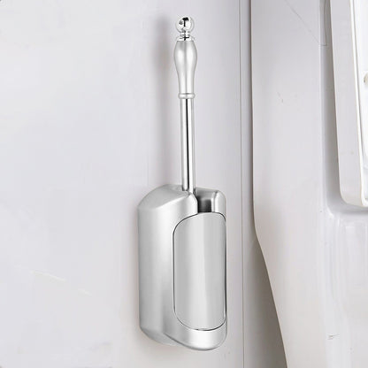 Wall-Mounted Toilet Brush Set – No-Drill Hygienic Bathroom Cleaner