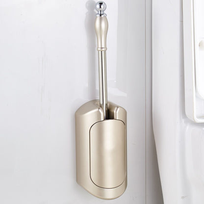 Wall-Mounted Toilet Brush Set – No-Drill Hygienic Bathroom Cleaner