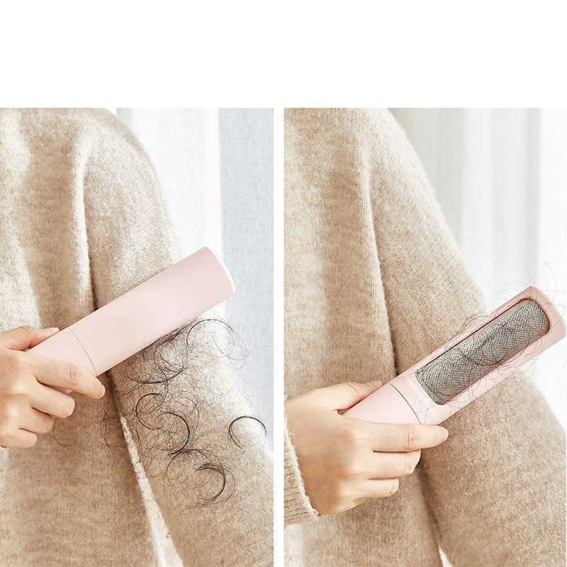 2-in-1 Reusable Pet Hair Remover & Lint Brush – Self-Cleaning, Portable Tool for Cat & Dog Fur, Hair, and Dust Removal