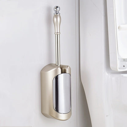 Wall-Mounted Toilet Brush Set – No-Drill Hygienic Bathroom Cleaner