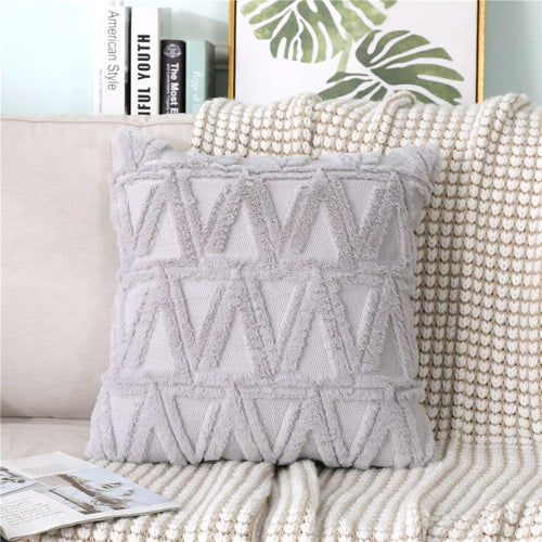 Plush Faux Fur Cushion Cover