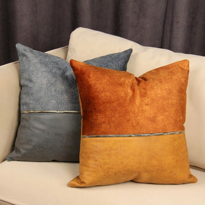 Golden Chain Cushion Cover