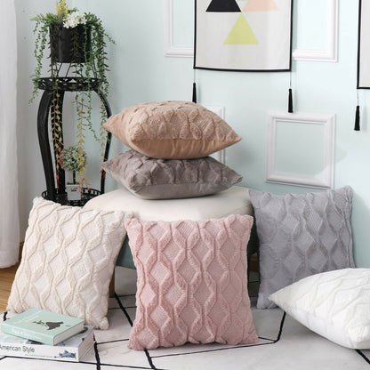 Plush Faux Fur Cushion Cover
