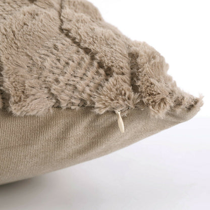Plush Faux Fur Cushion Cover