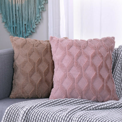 Plush Faux Fur Cushion Cover