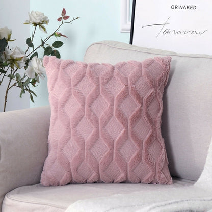 Plush Faux Fur Cushion Cover