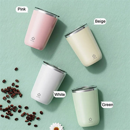 350ml Self-Stirring Mug – Magnetic Vortex Smart Cup for Coffee, Protein & Matcha