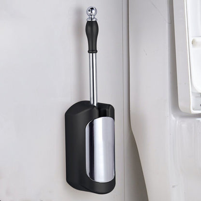 Wall-Mounted Toilet Brush Set – No-Drill Hygienic Bathroom Cleaner
