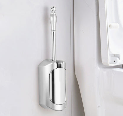 Wall-Mounted Toilet Brush Set – No-Drill Hygienic Bathroom Cleaner