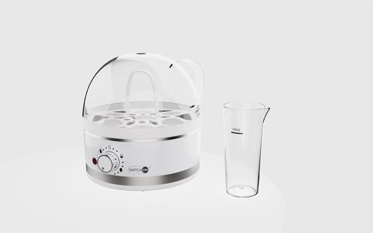 Electric 7-Egg Boiler – Auto Shut-Off Egg Cooker for Perfect Results