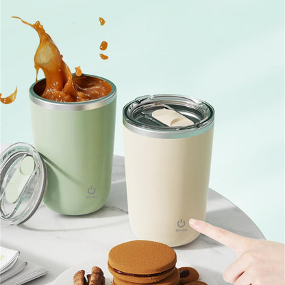 350ml Self-Stirring Mug – Magnetic Vortex Smart Cup for Coffee, Protein & Matcha
