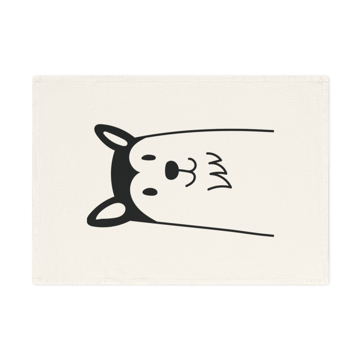 Husky dog Cotton Tea Towel, 50 x 70 cm, organic cotton, eco-friendly