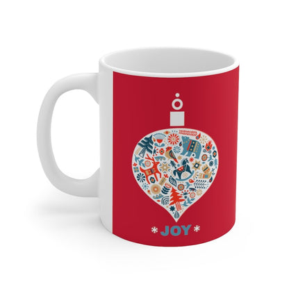Holiday Joy Ornament Mug — 11oz