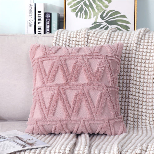 Plush Faux Fur Cushion Cover
