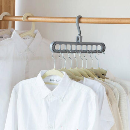 Smart Multi Clothes Hanger – Space-Saving 360° Rotating Wardrobe Organiser