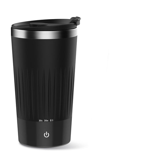 55° Thermostatic Self-Stirring Mug – USB Powered, Keep Warm Smart Cup