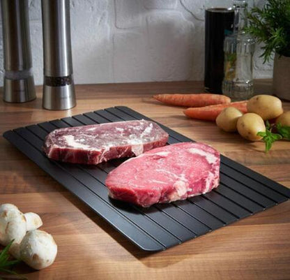 Rapid Defrost Tray – Aluminium Quick Thaw Plate, No Power Needed