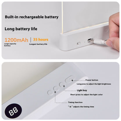 Rechargeable Clip-On Reading Light – Eye-Care LED for Books, Tablets & Kindles