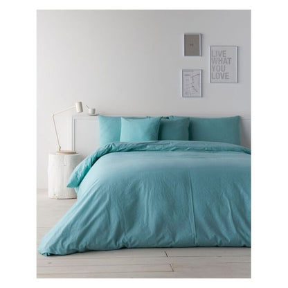 Nordic Linen Duvet Cover — Natural Green