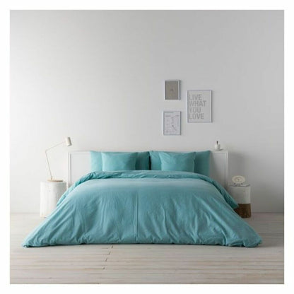 Nordic Linen Duvet Cover — Natural Green