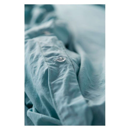 Nordic Linen Duvet Cover — Natural Green