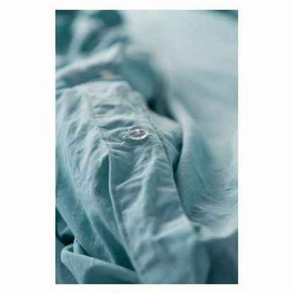 Nordic Linen Duvet Cover — Natural Green