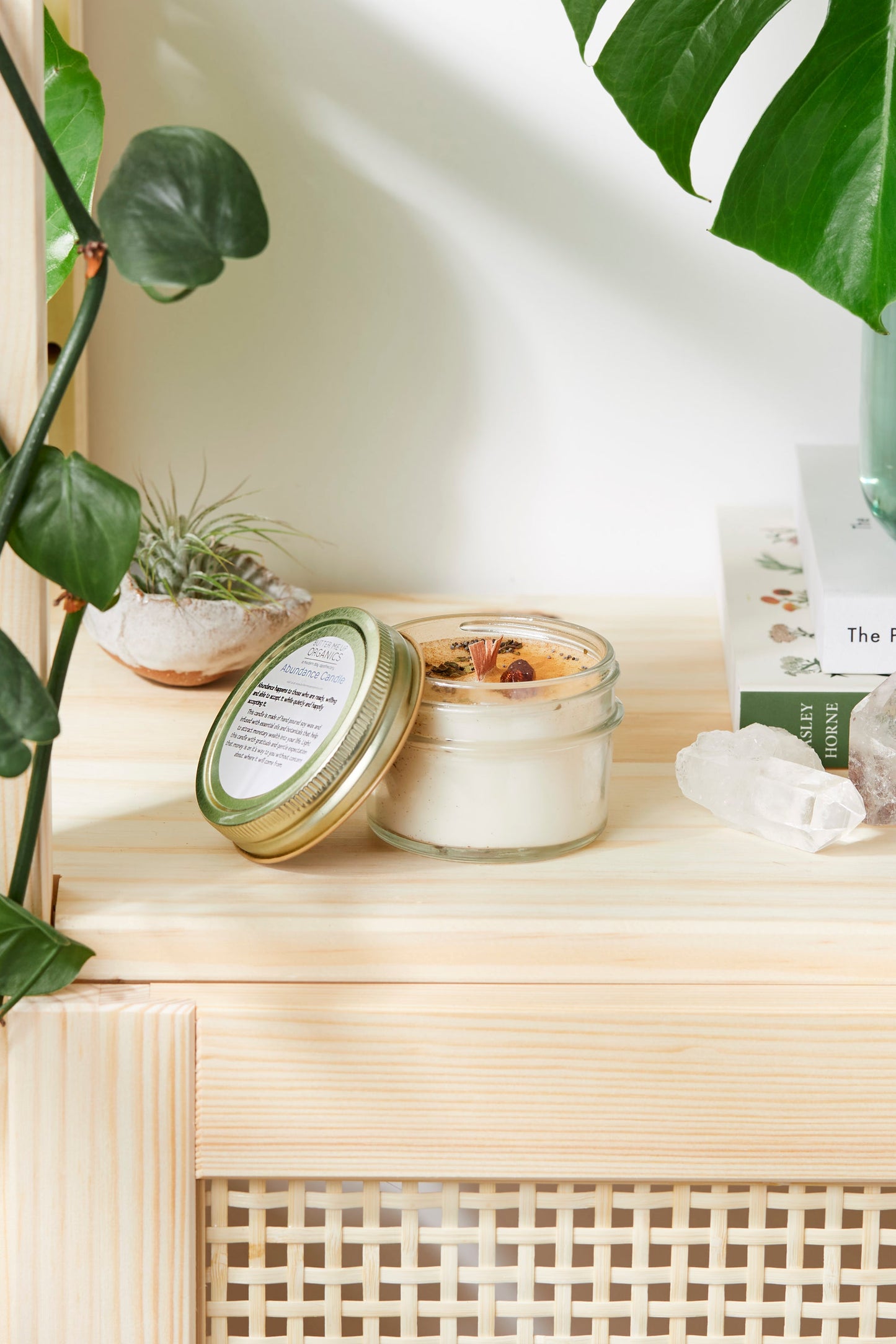 Abundance Intention Candle — Hand Poured Soy Wax