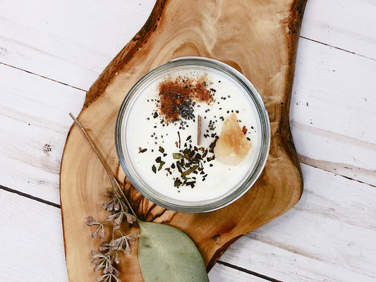 Abundance Intention Candle — Hand Poured Soy Wax